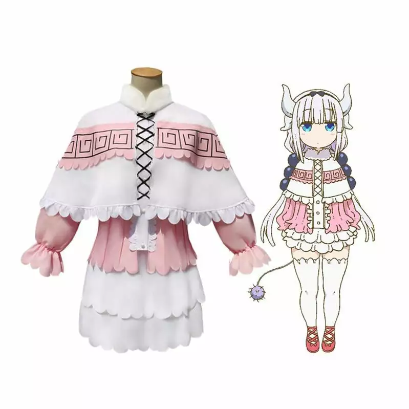 Cosplay Clans Anime Miss Kobayashi's Dragon Maid Kanna Kamui Dress Cosplay Costume 3 Cosplay Clans Anime Miss Kobayashi's Dragon Maid Kanna Kamui Dress Cosplay Costume