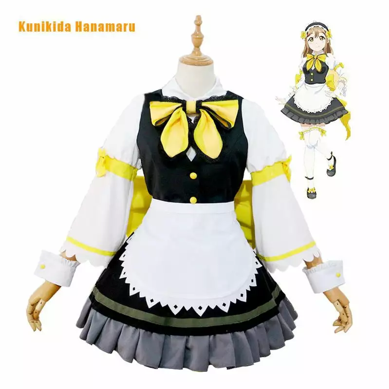 Cosplay Clans LoveLive!Sunshine!! Watanabe You And Aqours All Members Maid Uniform Cosplay Costume 7 Cosplay Clans LoveLive!Sunshine!! Watanabe You And Aqours All Members Maid Uniform Cosplay Costume - Image 5