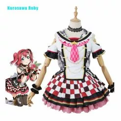 Cosplay Clans LoveLive!Sunshine!! Takami Chika And Aqours All Members First Month Uniform Cosplay Costume -Cosplay Clans Sales KurosawaRuby1
