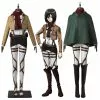 Cosplay Clans Anime Attack On Titan Mikasa Ackerman Training Corps Uniform Set Cosplay Costume 1 Cosplay Clans Anime Attack On Titan Mikasa Ackerman Training Corps Uniform Set Cosplay Costume -Cosplay Clans Sales MikasaAckermanCostume