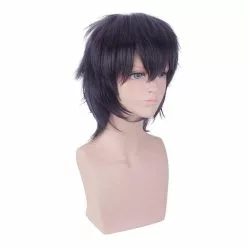 Cosplay Clans Anime JoJo's Bizarre Adventure Golden Wind Narancia Ghirga Short Black Purple Cosplay Wigs -Cosplay Clans Sales NaranciaGhirga2