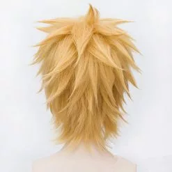 Cosplay Clans Naruto Uzumaki Naruto Short Gold Cosplay Wigs -Cosplay Clans Sales Naruto Uzumaki Wigs Golden Short Fluffy Shaggy Layered Heat Resistant Synthetic Hair Cosplay Costume Wig Wig 3
