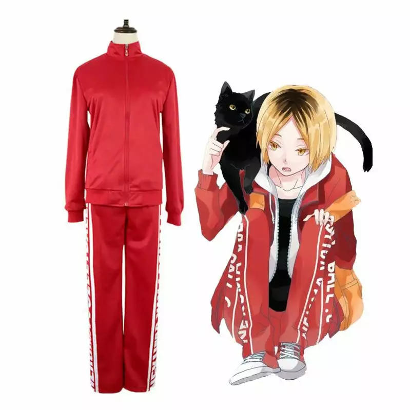 Cosplay Clans Anime Haikyuu Nekoma High School Jacket Uniform Kozume Kenma Cosplay Costume 3 Cosplay Clans Anime Haikyuu Nekoma High School Jacket Uniform Kozume Kenma Cosplay Costume