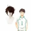 Cosplay Clans Anime Haikyuu Aobajohsai High Oikawa Tooru Short Brown Cosplay Wigs 2 Cosplay Clans Anime Haikyuu Aobajohsai High Oikawa Tooru Short Brown Cosplay Wigs -Cosplay Clans Sales OikawaTooruWigs