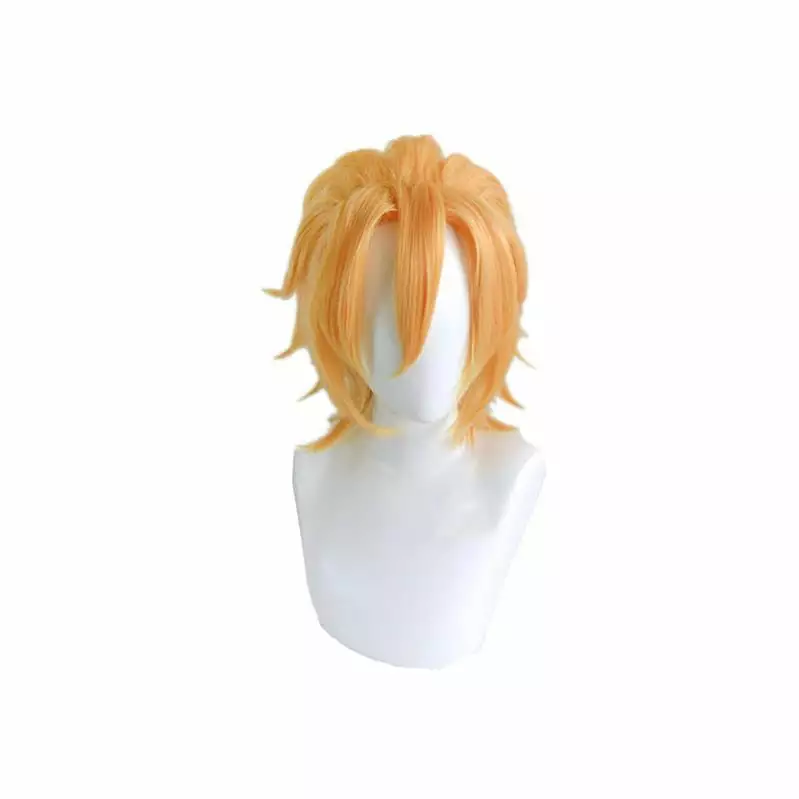 Cosplay Clans Anime JoJo's Bizarre Adventure Golden Wind Pannacotta Fugo Short Blond Cosplay Wigs 4 Cosplay Clans Anime JoJo's Bizarre Adventure Golden Wind Pannacotta Fugo Short Blond Cosplay Wigs - Image 2