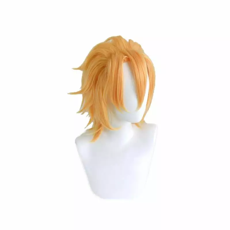 Cosplay Clans Anime JoJo's Bizarre Adventure Golden Wind Pannacotta Fugo Short Blond Cosplay Wigs 5 Cosplay Clans Anime JoJo's Bizarre Adventure Golden Wind Pannacotta Fugo Short Blond Cosplay Wigs - Image 3
