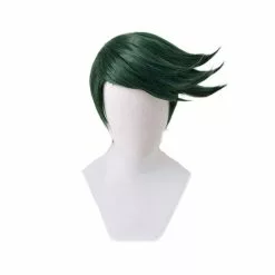 Cosplay Clans Anime JoJo's Bizarre Adventure Diamond Is Unbreakable Rohan Kishibe Short Green Cosplay Wigs -Cosplay Clans Sales RohanKishibe1
