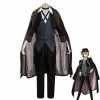 Cosplay Clans Anime Bungo Stray Dogs Chuuya Nakahara BLack Cosplay Costume 1 Cosplay Clans Anime Bungo Stray Dogs Chuuya Nakahara BLack Cosplay Costume -Cosplay Clans Sales SKU