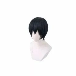 Cosplay Clans Anime Haikyuu Kageyama Tobio Short Navy Blue Cosplay Wigs -Cosplay Clans Sales TobioKageyamaWigs2