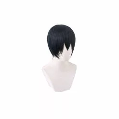 Cosplay Clans Anime Haikyuu Kageyama Tobio Short Navy Blue Cosplay Wigs -Cosplay Clans Sales TobioKageyamaWigs4