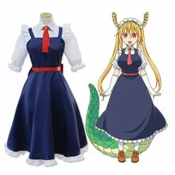 Cosplay Clans Anime Miss Kobayashi's Dragon Maid Tohru Dress Cosplay Costume