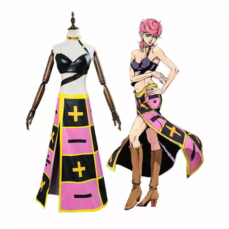 Cosplay Clans Anime JoJo's Bizarre Adventure Golden Wind Trish Una Cosplay Costume 3 Cosplay Clans Anime JoJo's Bizarre Adventure Golden Wind Trish Una Cosplay Costume