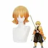 Cosplay Clans Anime Demon Slayer: Kimetsu No Yaiba Zenitsu Agatsuma Female Cosplay Wig Blonde Long Ponytail Cosplay Wigs 2 Cosplay Clans Anime Demon Slayer: Kimetsu No Yaiba Zenitsu Agatsuma Female Cosplay Wig Blonde Long Ponytail Cosplay Wigs -Cosplay Clans Sales WG002
