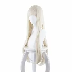 Cosplay Clans Anime Kakegurui Yomoduki Runa Long Straight Cream White Cosplay Wigs -Cosplay Clans Sales YomodukiRunaWigs2