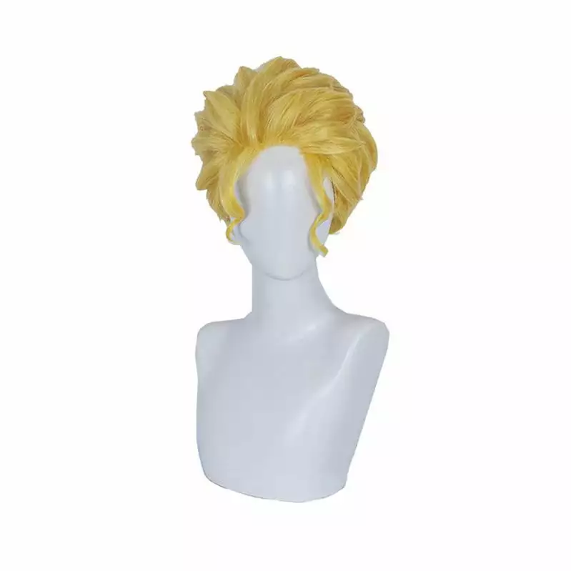 Cosplay Clans Anime JoJo's Bizarre Adventure Diamond Is Unbreakable Yoshikage Kira Short Blond Cosplay Wigs 4 Cosplay Clans Anime JoJo's Bizarre Adventure Diamond Is Unbreakable Yoshikage Kira Short Blond Cosplay Wigs - Image 2