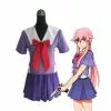 Cosplay Clans Anime Future Diary Yuno Gasai School Uniform Cosplay Costume
