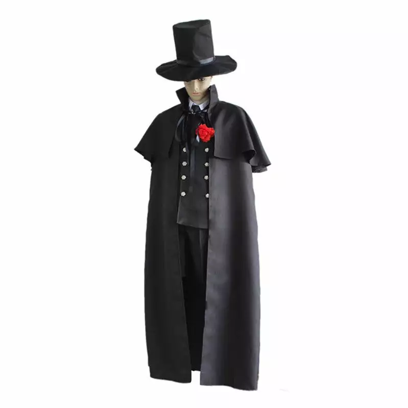 Cosplay Clans Anime Black Butler Ciel Phantomhive Funeral Cosplay Costume 4 Cosplay Clans Anime Black Butler Ciel Phantomhive Funeral Cosplay Costume - Image 2