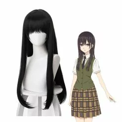 Cosplay Clans Anime Citrus Mei Aihara Long Straight Black Cosplay Wigs