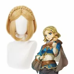 Cosplay Clans Game The Legend Of Zelda Breath Of The Wild Princess Zelda Short Blonde Cosplay Wigs