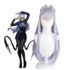 Cosplay Clans Game LOL KDA The Baddest Evelynn 80cm Long Light Purple Cosplay Wigs