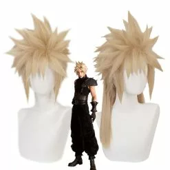 Cosplay Clans Game Final Fantasy VII Remake FF7 Female Cloud Strife Long Blond Cosplay Wigs
