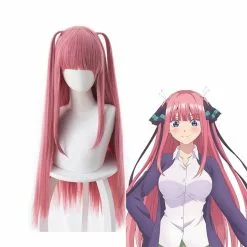 Cosplay Clans Anime The Quintessential Quintuplets Nino Nakano Long Pink Cosplay Wigs