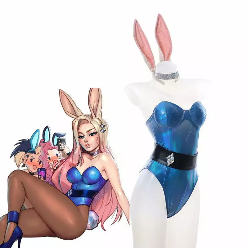 Cosplay Clans LOL KDA ALL OUT Ahri Bunnysuit Cosplay Costumes 3 Cosplay Clans LOL KDA ALL OUT Ahri Bunnysuit Cosplay Costumes