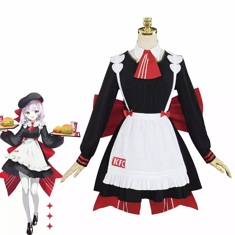 Cosplay Clans Game Genshin Impact KFC Noelle Maid Cosplay Costumes 3 Cosplay Clans Game Genshin Impact KFC Noelle Maid Cosplay Costumes