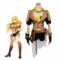 Cosplay Clans Anime RWBY Yellow Trailer Yang Xiao Long Uniform Cosplay Costumes