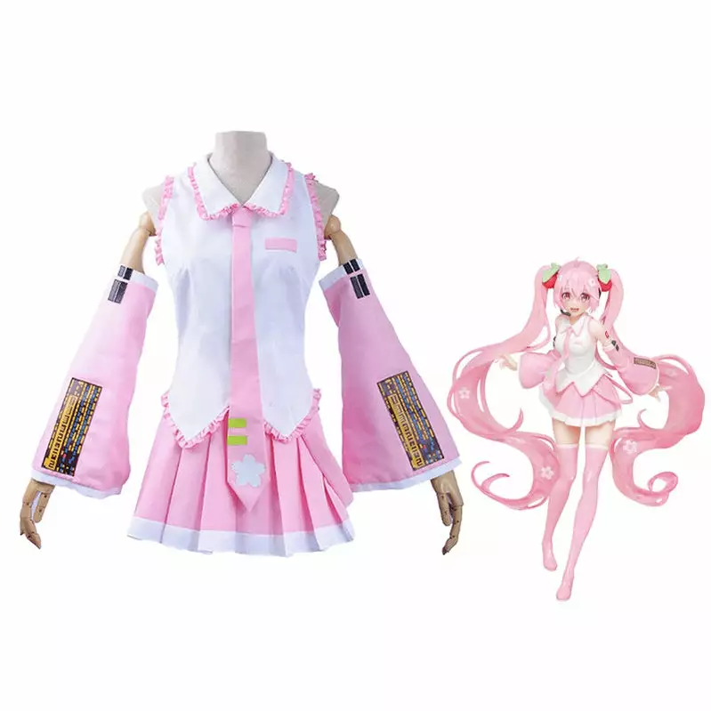 Cosplay Clans Vocaloid Cherry Hatsune Miku Outfits Cosplay Costume 3 Cosplay Clans Vocaloid Cherry Hatsune Miku Outfits Cosplay Costume