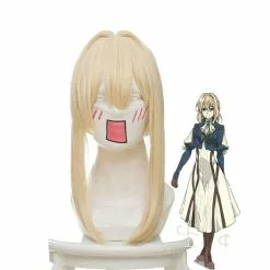 Cosplay Clans Anime Violet Evergarden Violet Evergarden Blonde 60cm Short Cosplay Wig