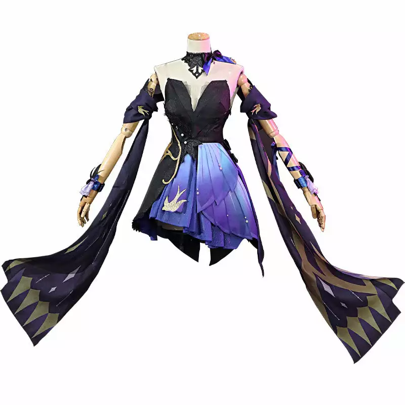 Cosplay Clans Game Genshin Impact Keqing Opulent Splendor Cosplay Costumes 4 Cosplay Clans Game Genshin Impact Keqing Opulent Splendor Cosplay Costumes - Image 2