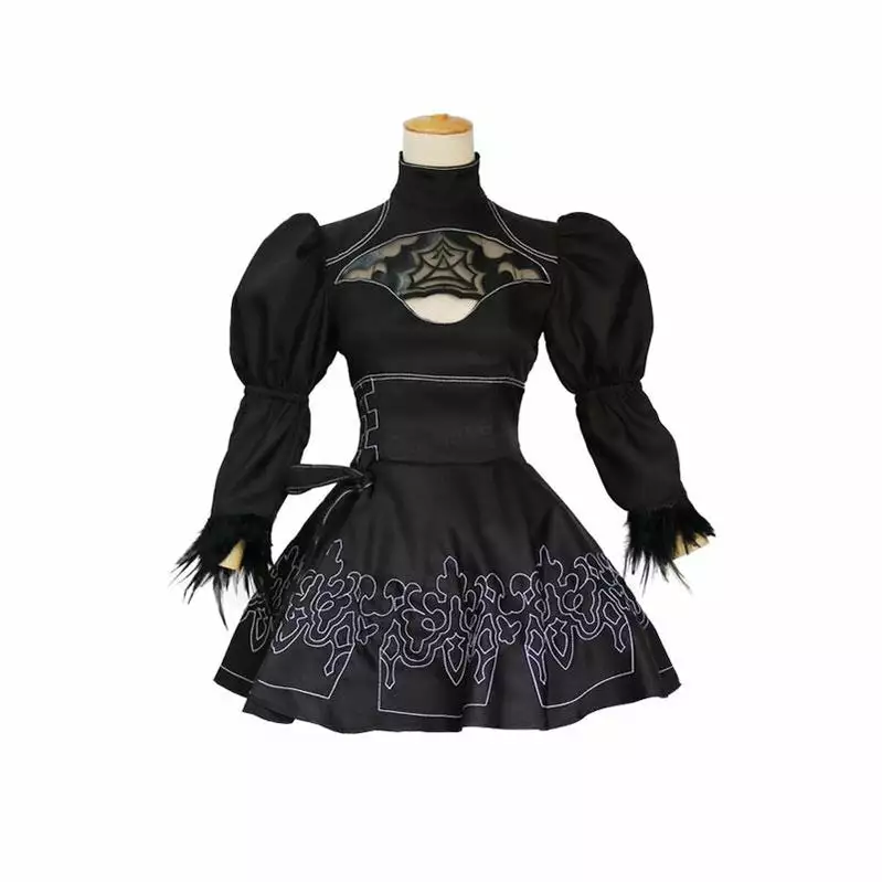 Cosplay Clans Game Nier: Automata 2B YoRHa No.2 Type B Cosplay Costumes 4 Cosplay Clans Game Nier: Automata 2B YoRHa No.2 Type B Cosplay Costumes - Image 2