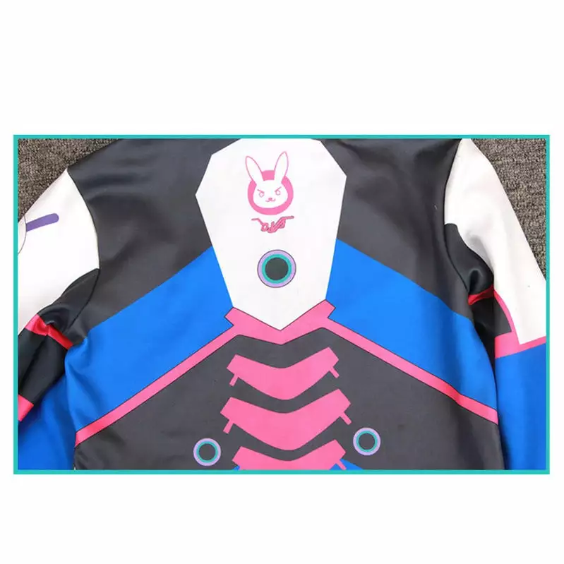 Cosplay Clans Game OW Overwatch D.Va Hana Song Fleece Lined Hoodie Jacket Cosplay Costumes 7 Cosplay Clans Game OW Overwatch D.Va Hana Song Fleece Lined Hoodie Jacket Cosplay Costumes - Image 5