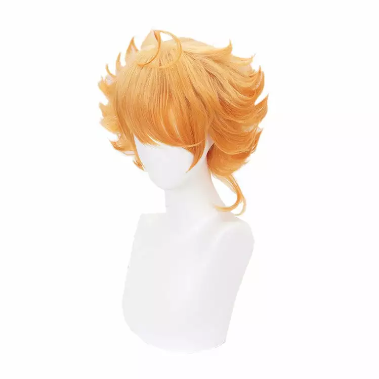 Cosplay Clans Anime The Promised Neverland Emma Short Orange Cosplay Wigs 5 Cosplay Clans Anime The Promised Neverland Emma Short Orange Cosplay Wigs - Image 3