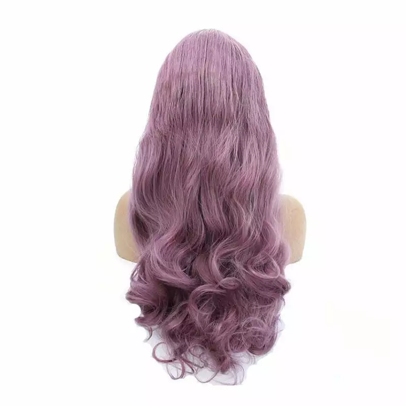 Cosplay Clans Multi-size Women Lace Front Wigs Long Curly Mixed Purple Cosplay Wigs 5 Cosplay Clans Multi-size Women Lace Front Wigs Long Curly Mixed Purple Cosplay Wigs - Image 3