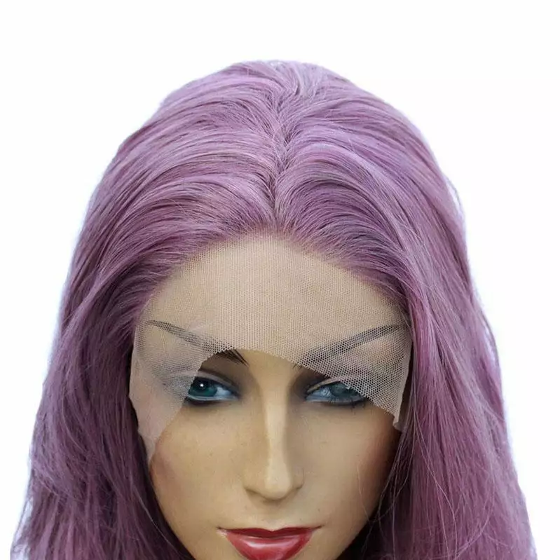 Cosplay Clans Multi-size Women Lace Front Wigs Long Curly Mixed Purple Cosplay Wigs 6 Cosplay Clans Multi-size Women Lace Front Wigs Long Curly Mixed Purple Cosplay Wigs - Image 4
