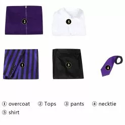 Cosplay Clans The Addams Family Wednesday Xavier Thorpe Ajax Petropolus Nevermore Academy Uniform Cosplay Costume -Cosplay Clans Sales 10 119e97ec ee65 4359 9c97 999b8e0a809a