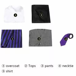 Cosplay Clans The Addams Family Wednesday Eugene Otinger Nevermore Academy Uniform Cosplay Costumes -Cosplay Clans Sales 10 5873483d b11d 4e4b 9725 bddc66e94e66