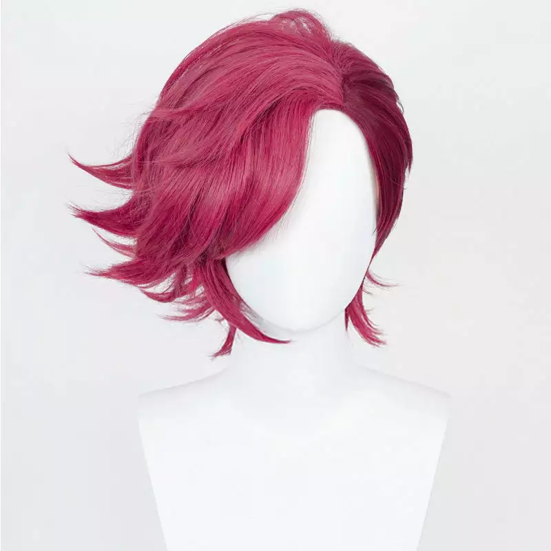 Cosplay Clans Game LOL Arcane Vi Short Rose Red Cosplay Wigs 4 Cosplay Clans Game LOL Arcane Vi Short Rose Red Cosplay Wigs - Image 2