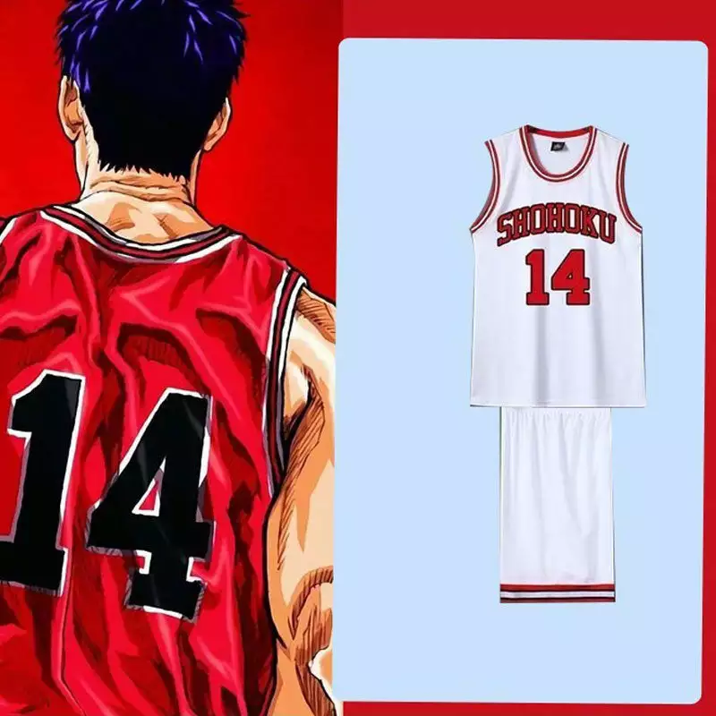 Cosplay Clans Anime Slam Dunk Kaede Rukawa Basketball Uniform Cosplay Costumes 13 Cosplay Clans Anime Slam Dunk Kaede Rukawa Basketball Uniform Cosplay Costumes - Image 11