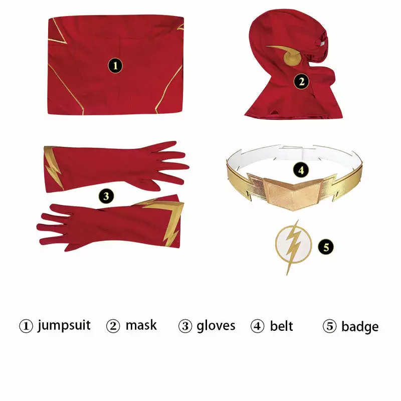 Cosplay Clans The Flash Season 8 Barry Allen Jumpsuit Cosplay Costumes 8 Cosplay Clans The Flash Season 8 Barry Allen Jumpsuit Cosplay Costumes - Image 6