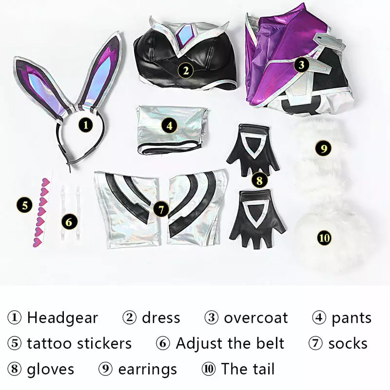 Cosplay Clans Game LOL Battle Bunny Miss Fortune Cosplay Costume 8 Cosplay Clans Game LOL Battle Bunny Miss Fortune Cosplay Costume - Image 6