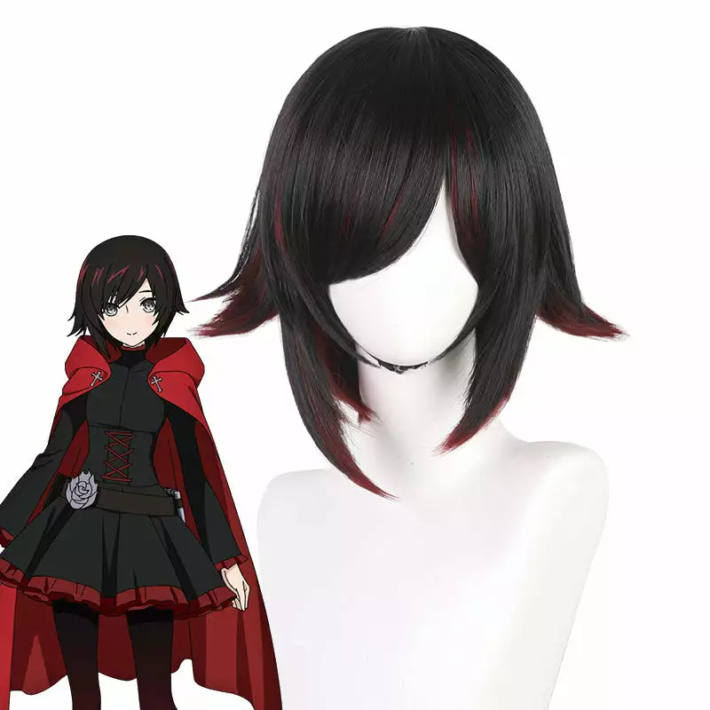 Cosplay Clans Anime RWBY Volume 7 Red Trailer Ruby Rose Cosplay Wigs 3 Cosplay Clans Anime RWBY Volume 7 Red Trailer Ruby Rose Cosplay Wigs