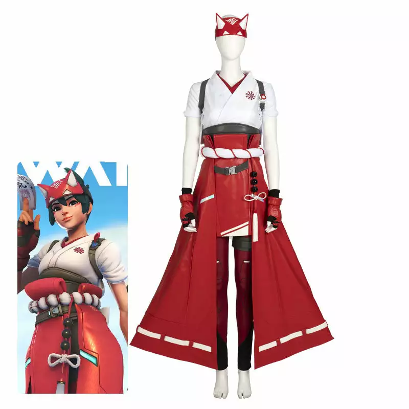Cosplay Clans Game OW Overwatch 2 Kiriko Kamori Cosplay Costumes 3 Cosplay Clans Game OW Overwatch 2 Kiriko Kamori Cosplay Costumes