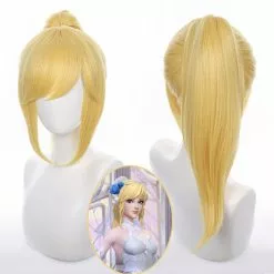 Cosplay Clans Game LOL Crystal Rose Lux Blonde Cosplay Wigs