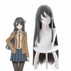 Cosplay Clans Anime Rascal Does Not Dream Of Bunny Girl Senpai Mai Sakurajima Long Straight Cosplay Wigs