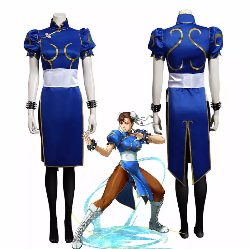 Cosplay Clans Game Street Fighter 6 Chun-Li Cosplay Costumes 3 Cosplay Clans Game Street Fighter 6 Chun-Li Cosplay Costumes