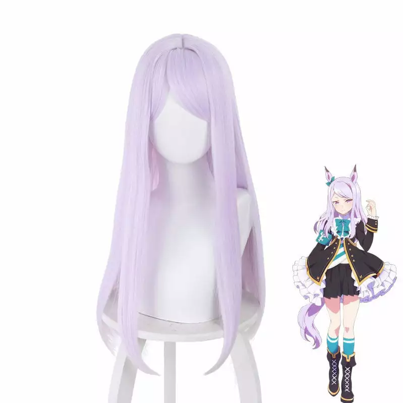 Cosplay Clans Game Uma Musume Pretty Derby Mejiro McQueen Light Purple Long Cosplay Wigs 3 Cosplay Clans Game Uma Musume Pretty Derby Mejiro McQueen Light Purple Long Cosplay Wigs