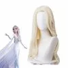 Cosplay Clans Movie Frozen 2 Elsa Snow Queen Light Golden Cosplay Wigs
